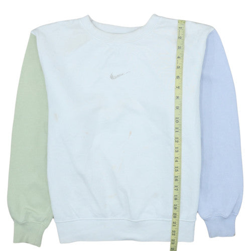 Nike Women's Multicoloured Sweatshirt Small Colourblock Pullover