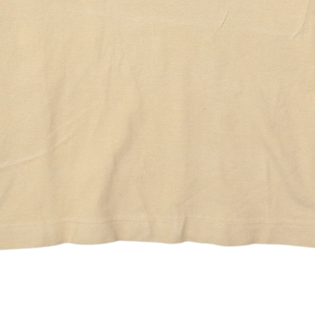 Lacoste Men's Beige Vintage Cotton Polo Shirt M Short Sleeve
