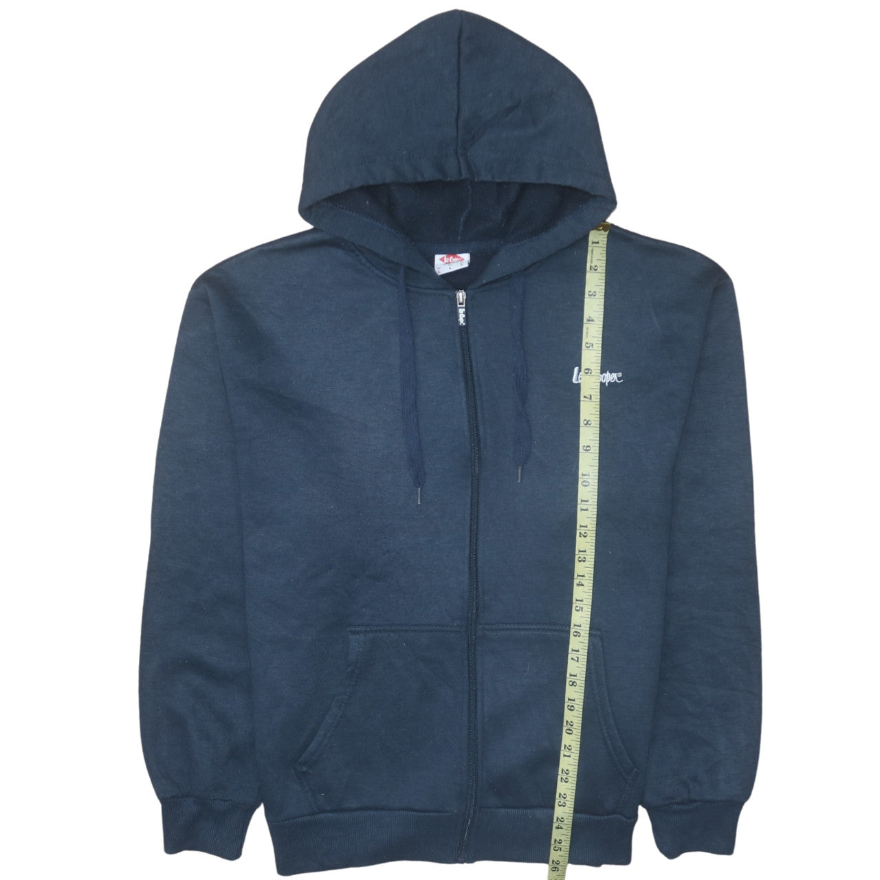 Lee Cooper Men's Blue Full Zip Hoodie Size L Regular Fit