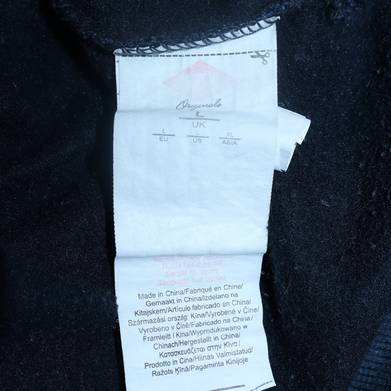 Lee Cooper Men's Blue Full Zip Hoodie Size L Regular Fit