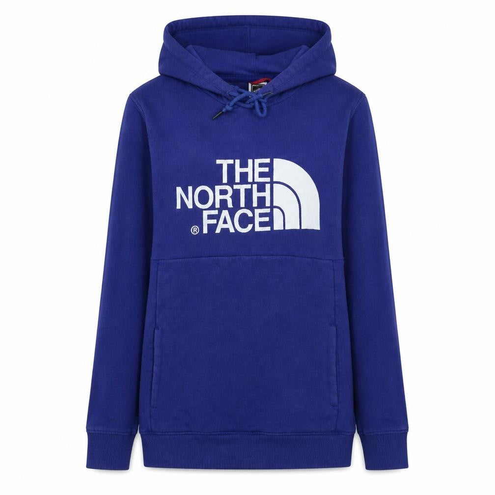 The North Face Womens Blue Pullover Hoodie Small Cotton Casual