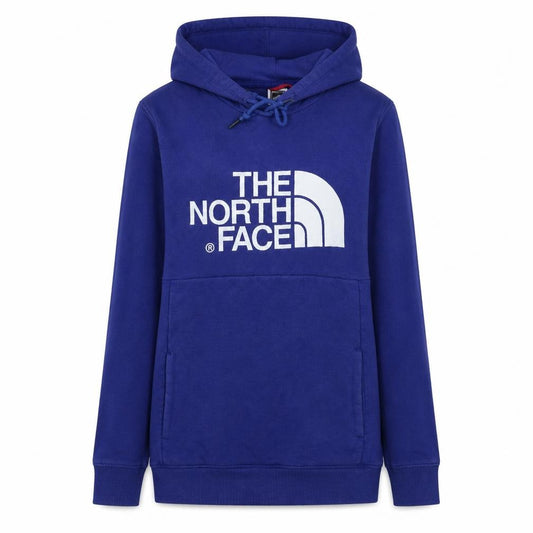 The North Face Womens Blue Pullover Hoodie Small Cotton Casual