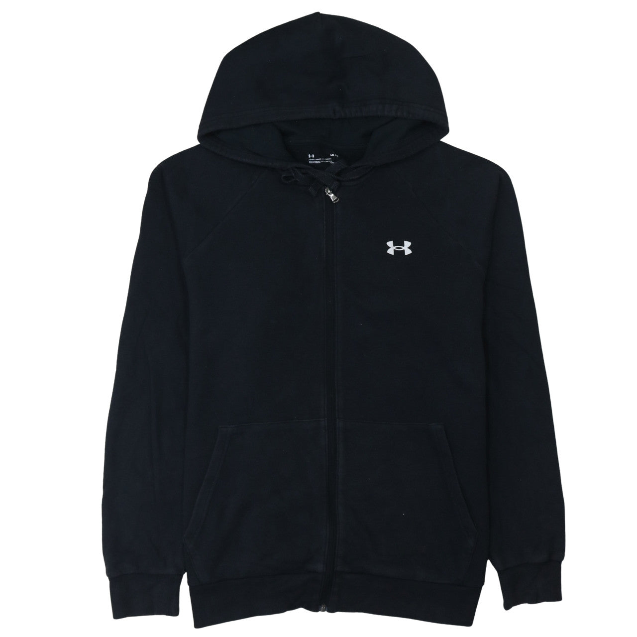 Under Armour Men's Black Full Zip Hoodie Size L ColdGear