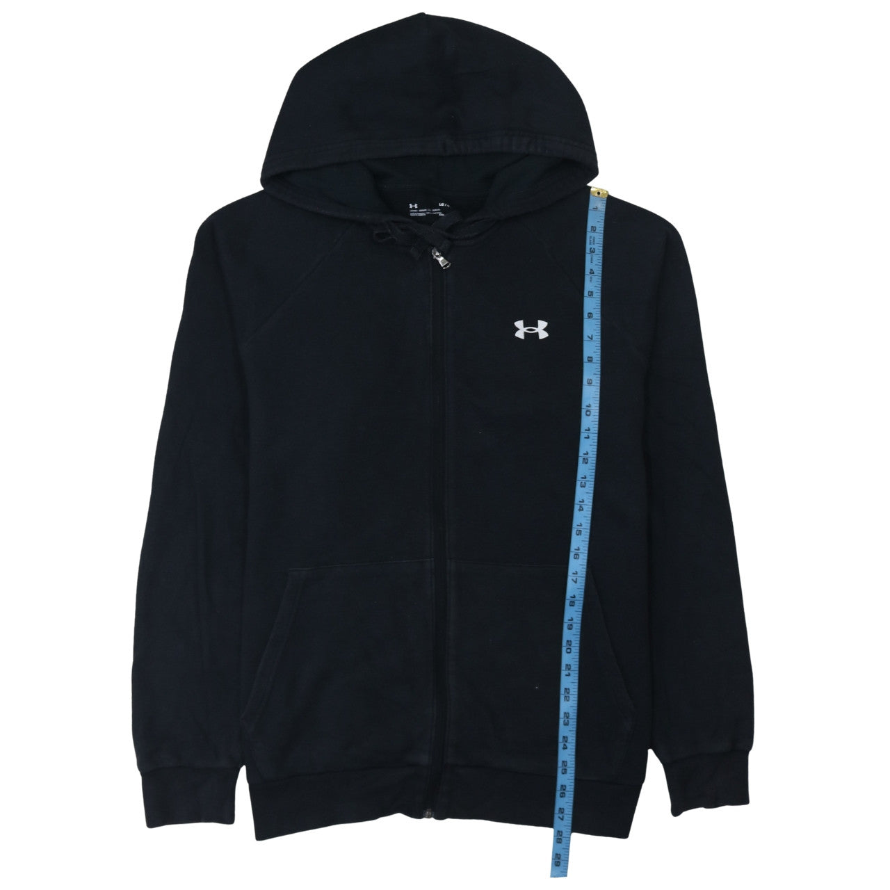 Under Armour Men's Black Full Zip Hoodie Size L ColdGear