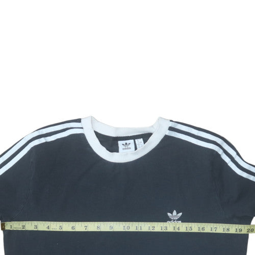 Adidas Women's Black Long Sleeve Crew Neck Jersey Top Size 16