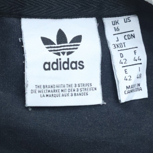 Adidas Women's Black Long Sleeve Crew Neck Jersey Top Size 16