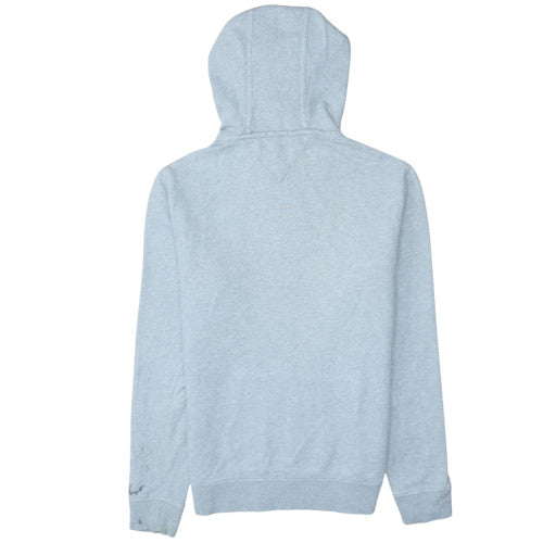 Tommy Jeans Men's Grey Hoodie Small Pullover Graphic Print Cotton