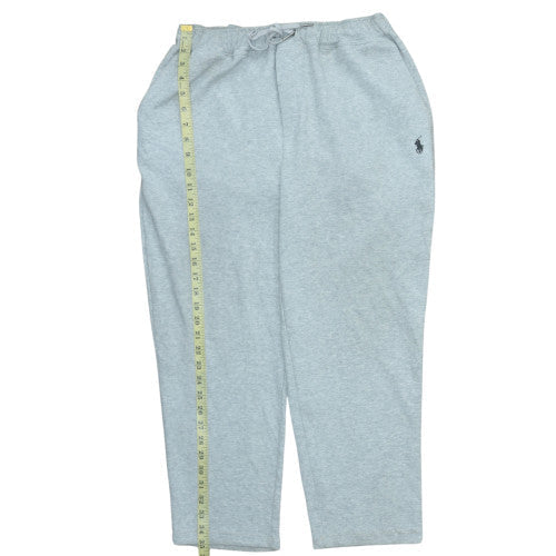Ralph Lauren Men's Grey XL Sweatpants with Drawstring Comfort Fit