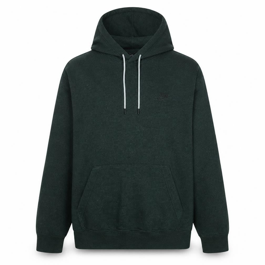 Nike Men's Green Pullover Hoodie L Regular Fit Fleece Sweatshirt