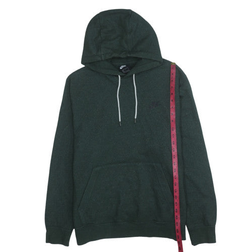 Nike Men's Green Pullover Hoodie L Regular Fit Fleece Sweatshirt