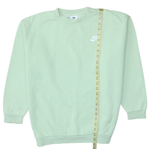 Nike Boys Green XL Pullover Fleece Sweatshirt Crew Neck Logo Jumper