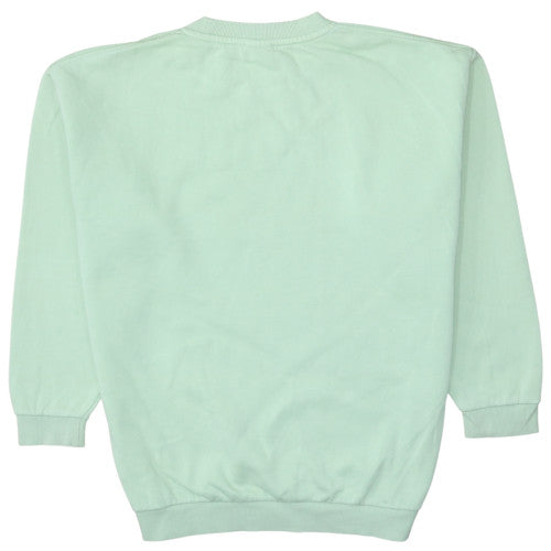 Nike Boys Green XL Pullover Fleece Sweatshirt Crew Neck Logo Jumper