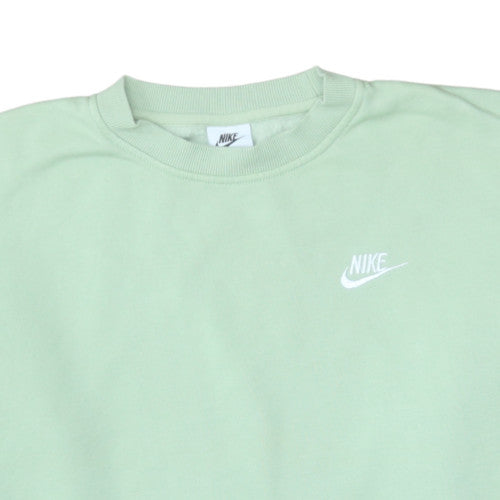 Nike Boys Green XL Pullover Fleece Sweatshirt Crew Neck Logo Jumper