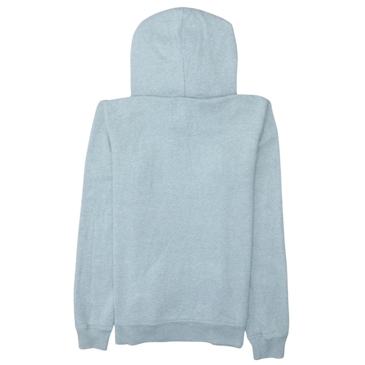 Hollister Women's Grey Pullover Hoodie Medium Embroidered Logo Casual