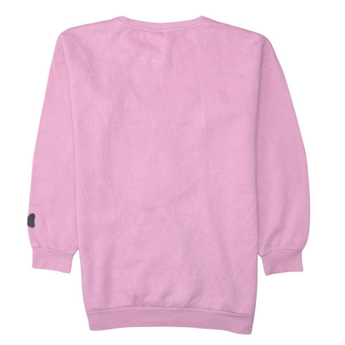 Disney Women Pink Minnie Sweatshirt XL Crew Neck Pullover