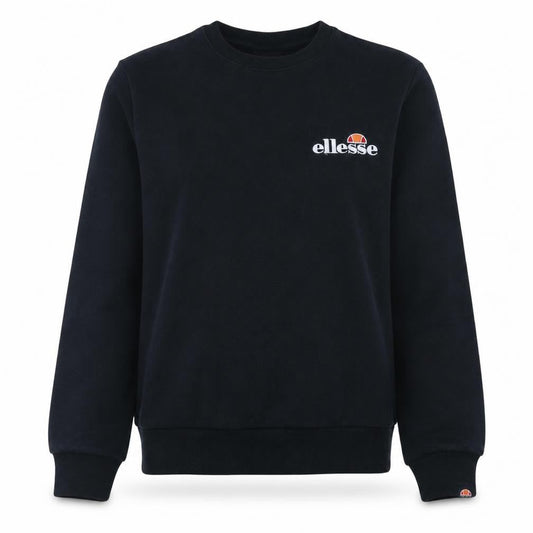 Ellesse Womens Black Cotton Blend Crew Neck Sweatshirt UK 12