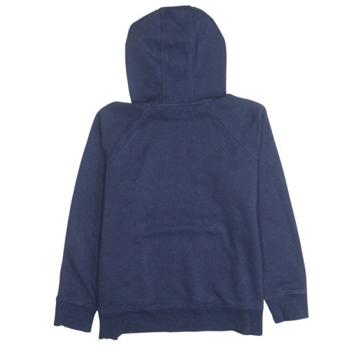 Under Armour Women Navy Hoodie Medium Pullover Logo Sportswear