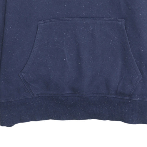 Under Armour Women Navy Hoodie Medium Pullover Logo Sportswear