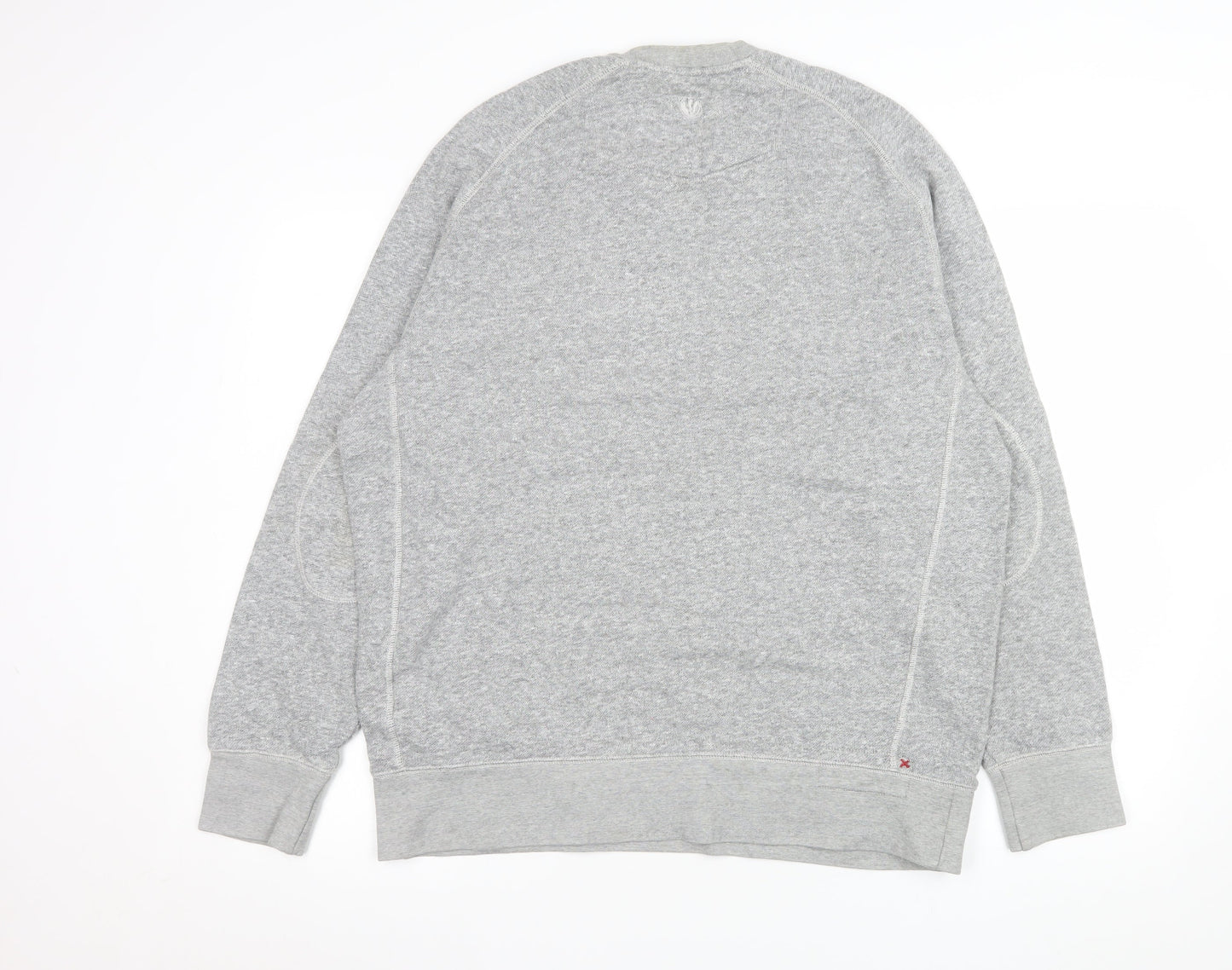 Fat Face Men's Grey Cotton Crew Neck Sweatshirt L