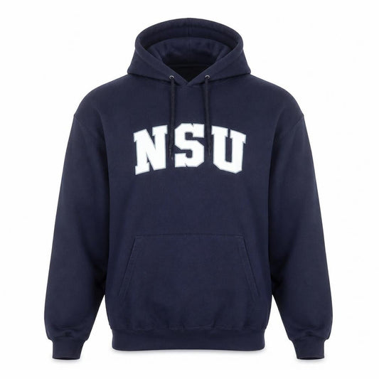 Champion Men's Blue NSU Pullover Hoodie Size L College Fleece