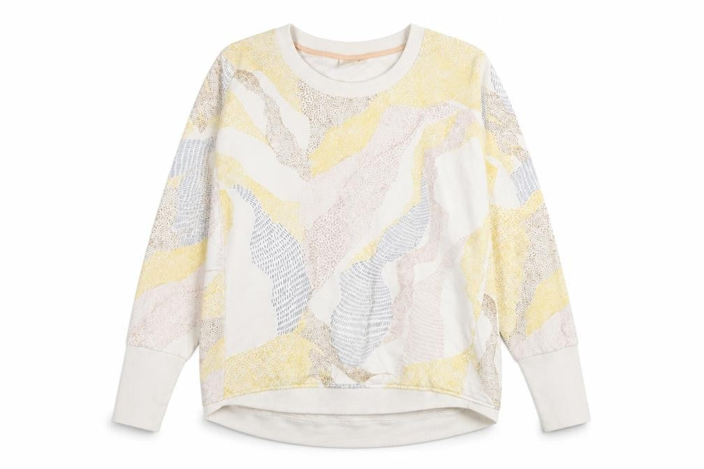 Nümph Women's Multicoloured Crew Neck Pullover Sweatshirt Size S