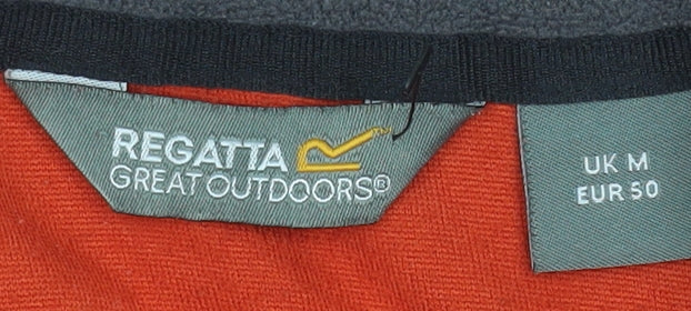 Regatta Men’s Orange Fleece 1/4 Zip Pullover Sweatshirt UK M