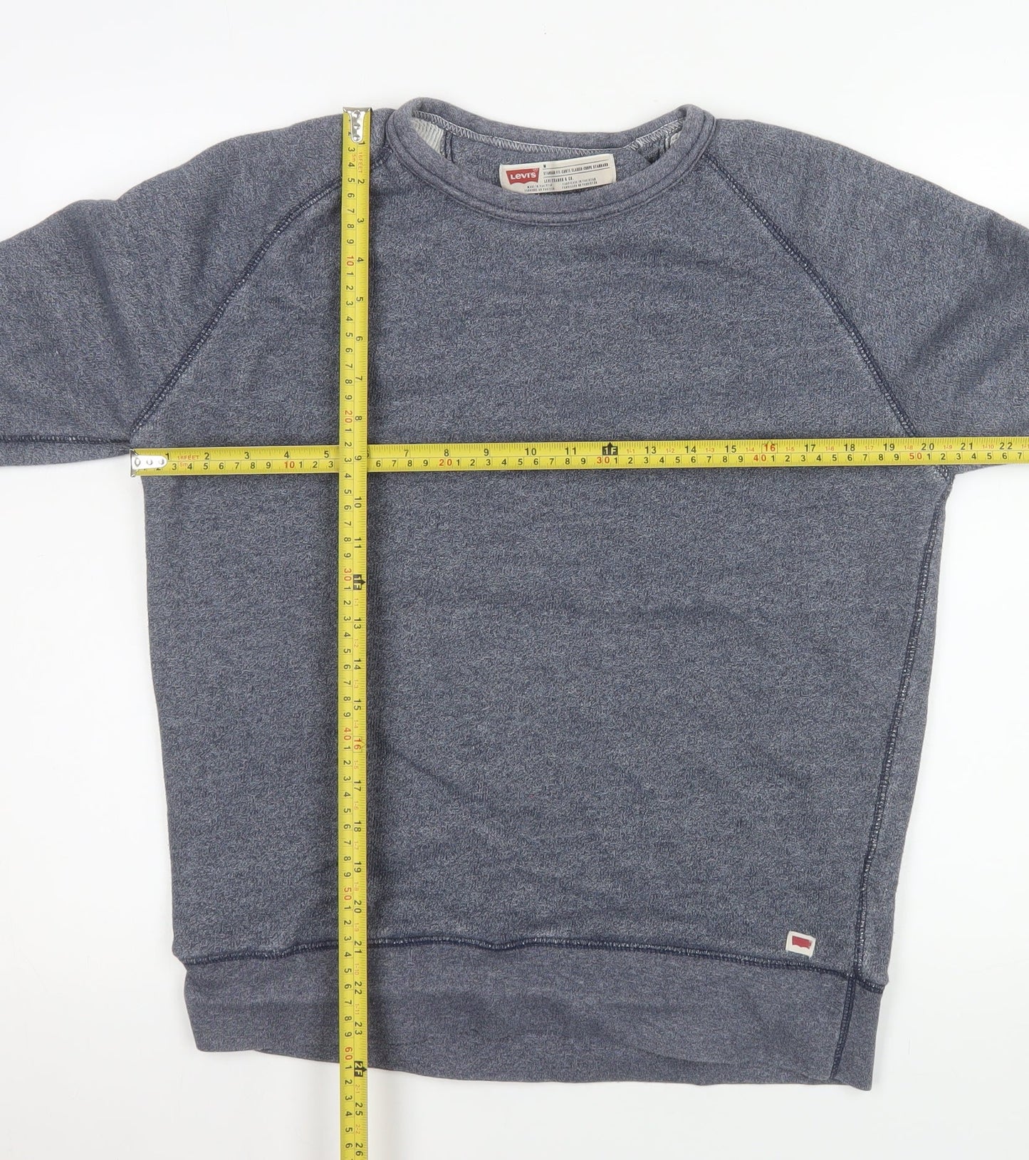 Levi's Men's Blue Classic Fit Crew Neck Sweatshirt M