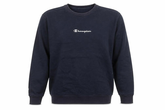 Champion Men's Black Pullover Sweatshirt Medium Crew Neck Fleece
