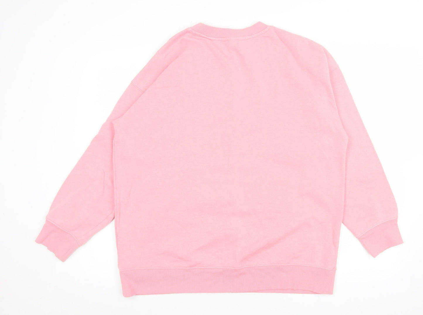 H&M Womens Pink West Side New York City Pullover Sweatshirt Size S