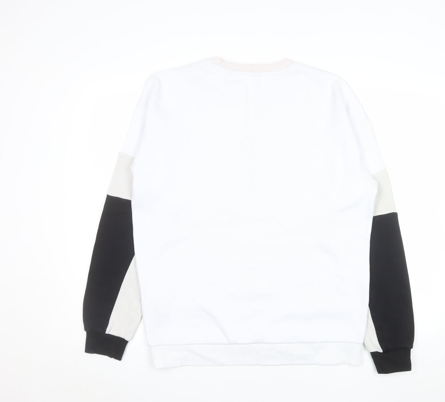 Jack & Jones Men's White Crew Neck Graphic Sweatshirt Size M