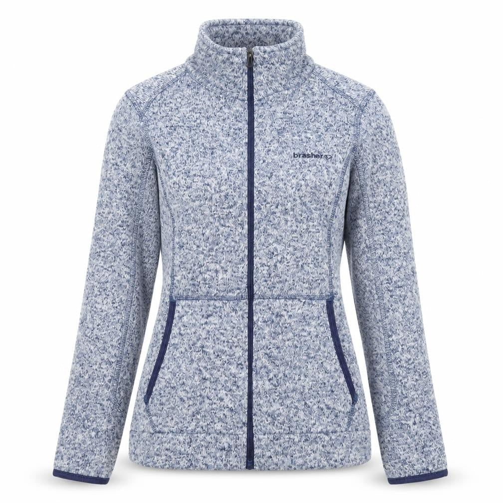 Brasher Women's Blue XS Full Zip Fleece Jacket