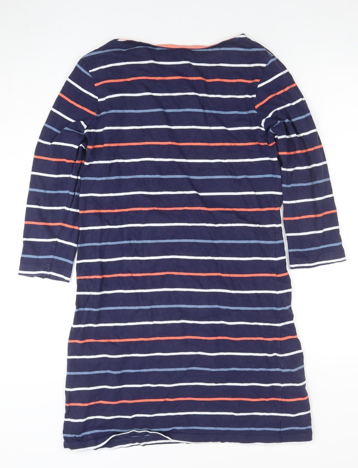 Mountain Warehouse Women’s Blue Striped Cotton T-Shirt Dress Size 10