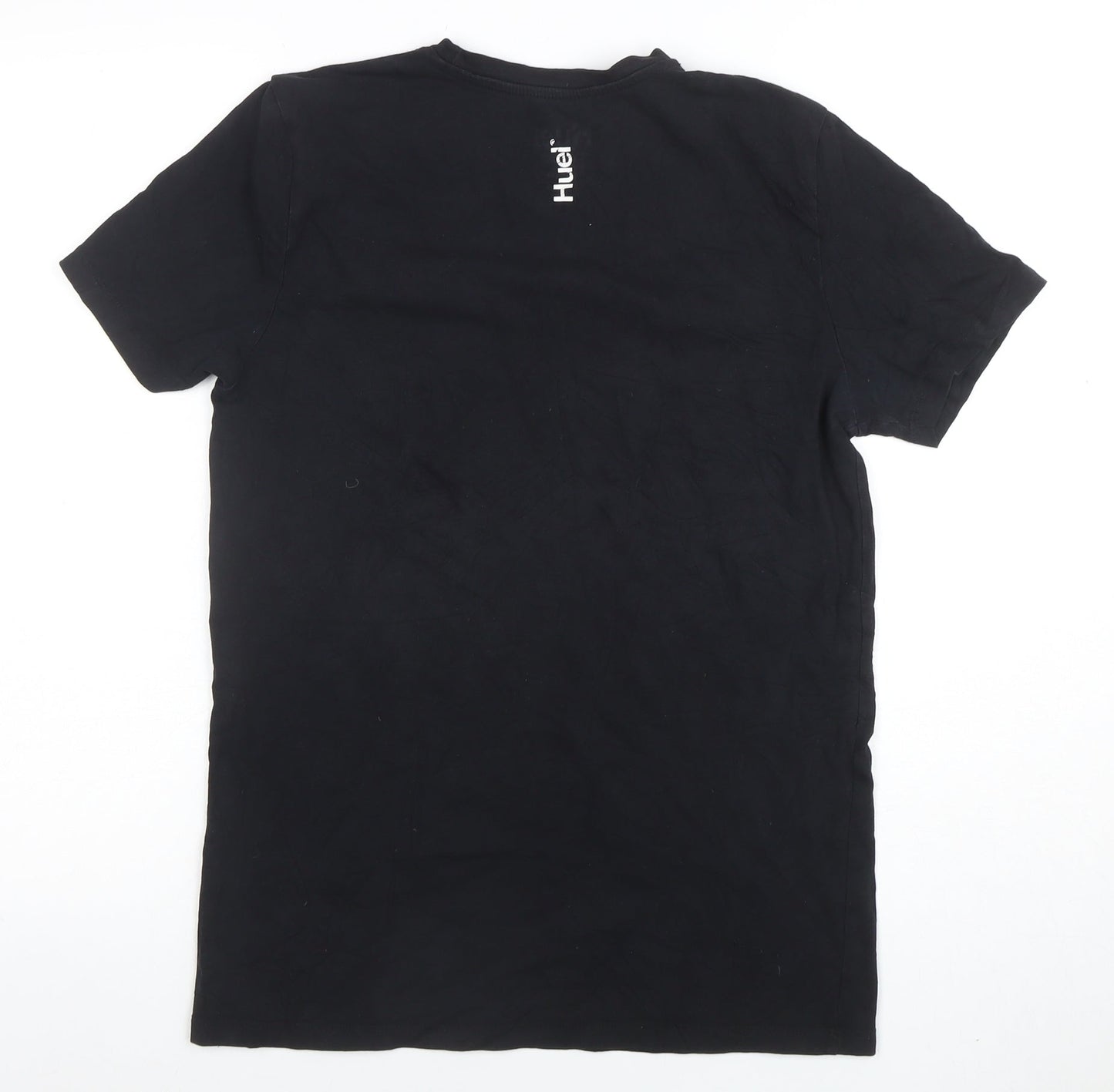 Huel Men's Black Small Crew Neck Short Sleeve Cotton T-Shirt