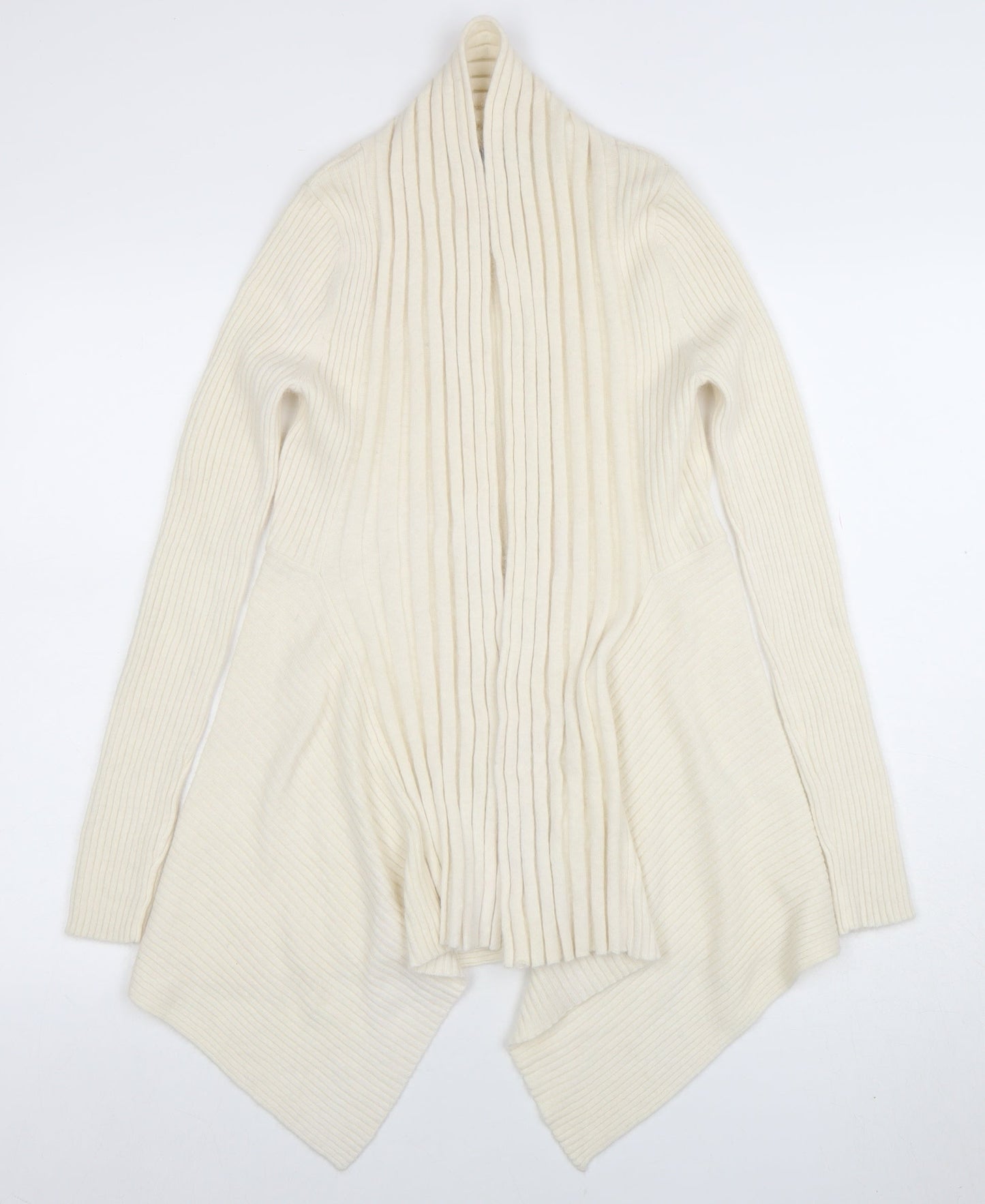Fenn Wright Manson Women's Ivory Angora Knit Open Cardigan UK 12