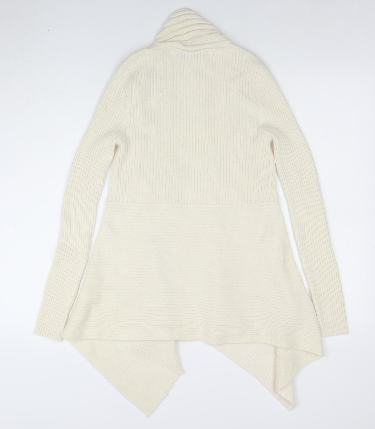 Fenn Wright Manson Women's Ivory Angora Knit Open Cardigan UK 12