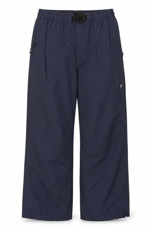 Fila Mens Blue Cargo Trousers L Lightweight Elastic Waist