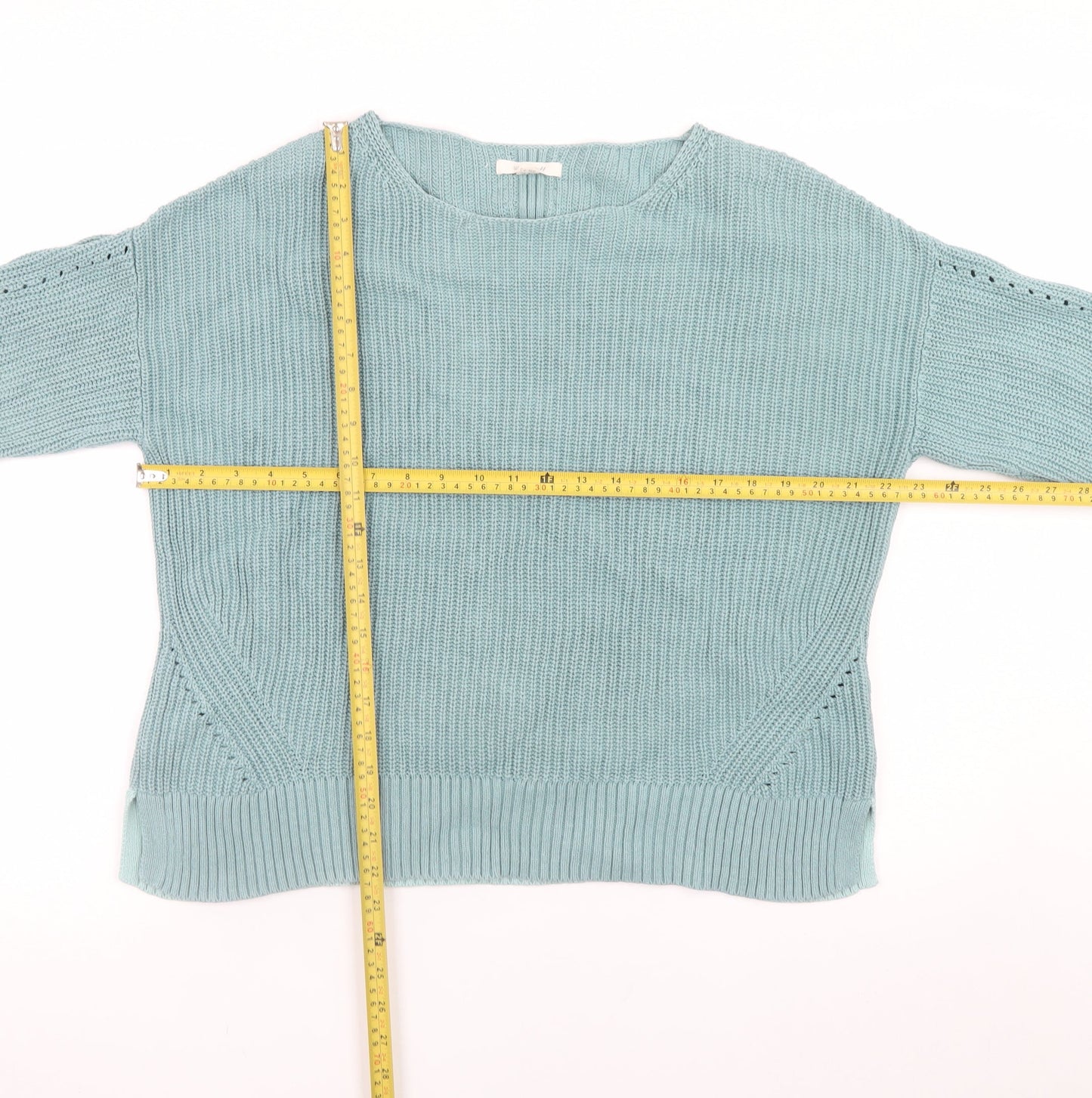 White Stuff Women’s Green Cotton Knit Jumper Size 14