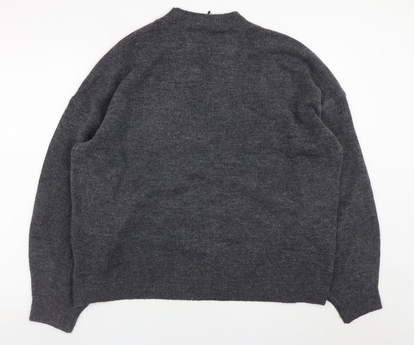 Marks and Spencer Women Grey Sequin Christmas Pullover Jumper XL