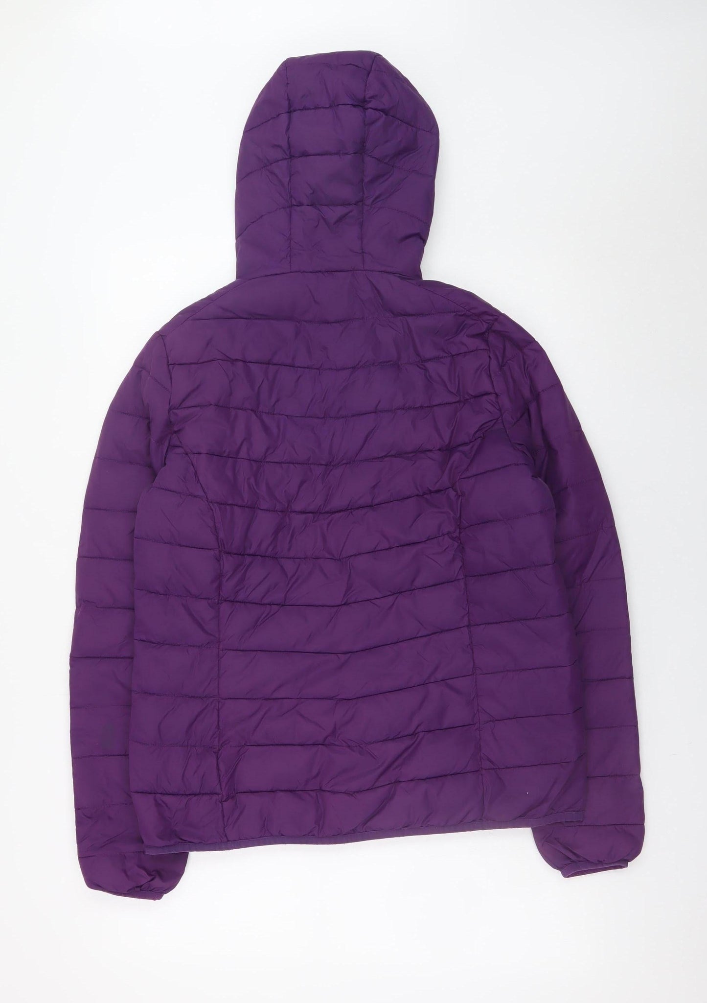 Freedom Trail Women's Purple Hooded Puffer Jacket Size 12