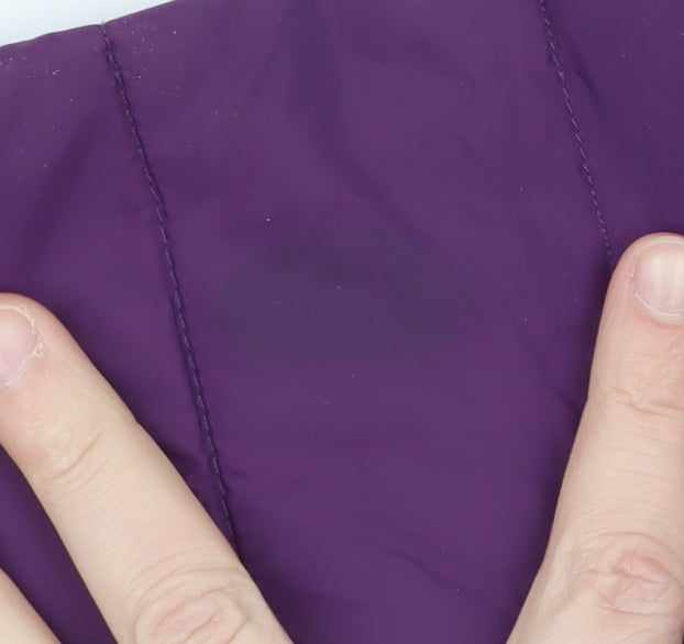 Freedom Trail Women's Purple Hooded Puffer Jacket Size 12