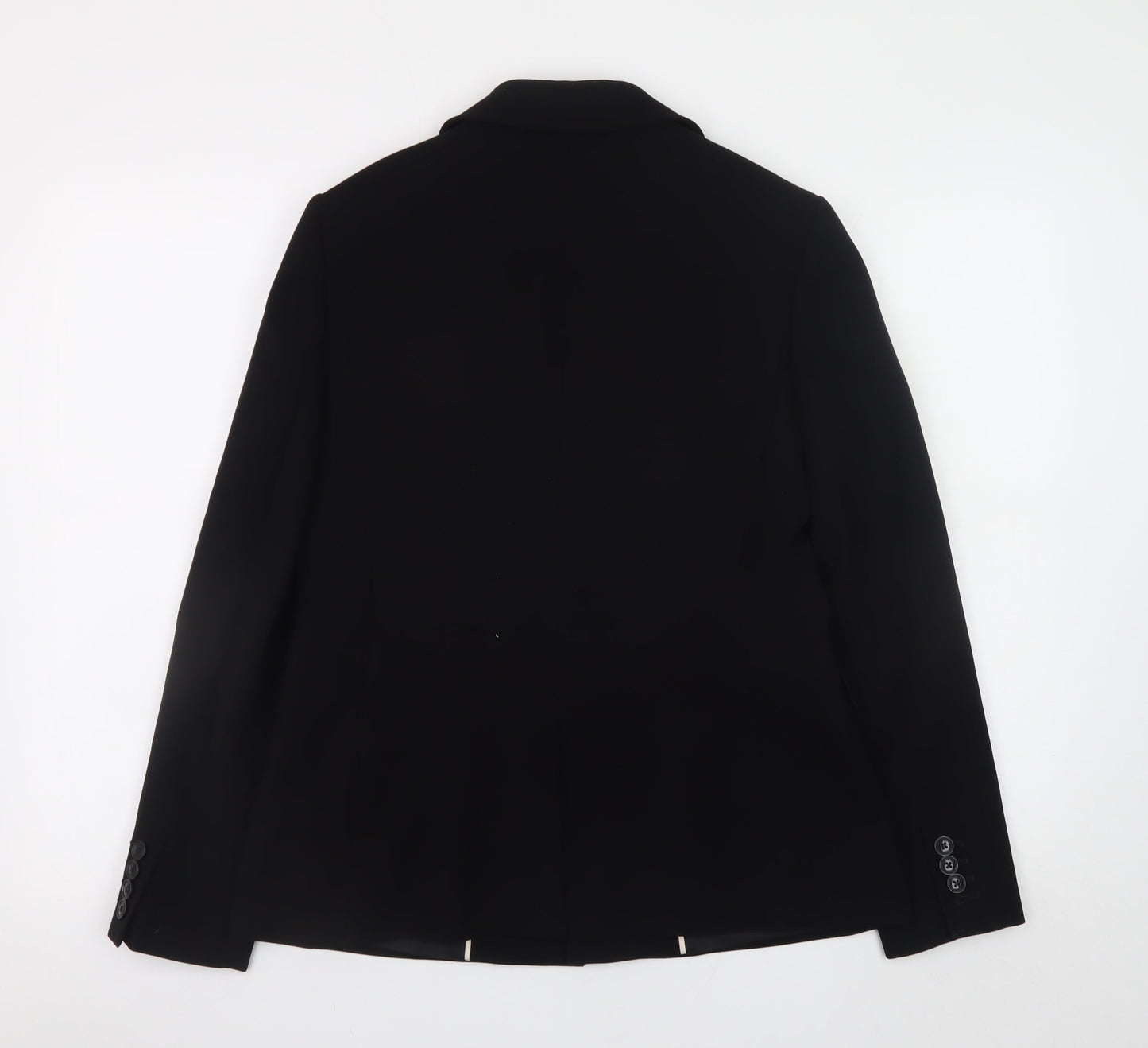 Hobbs Women’s Black Polyester Blazer UK 10 Classic Work Jacket