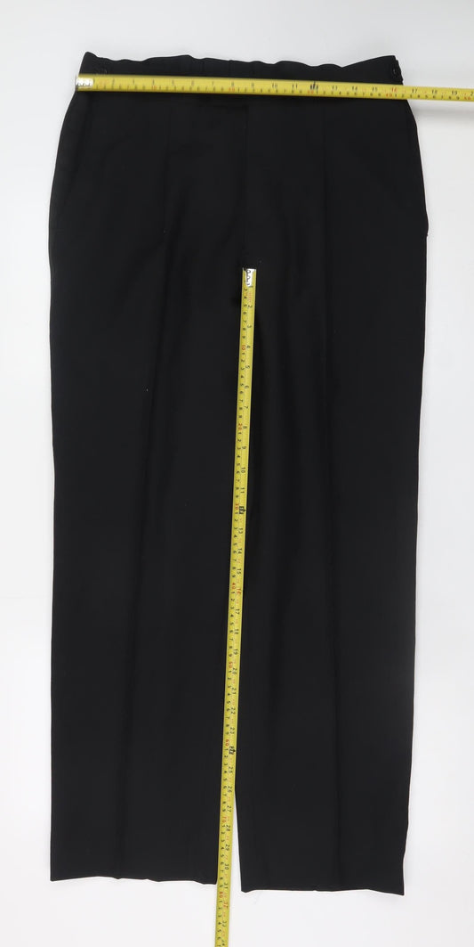 Drescott Men's Black 36in Classic Fit Pleated Dress Pants