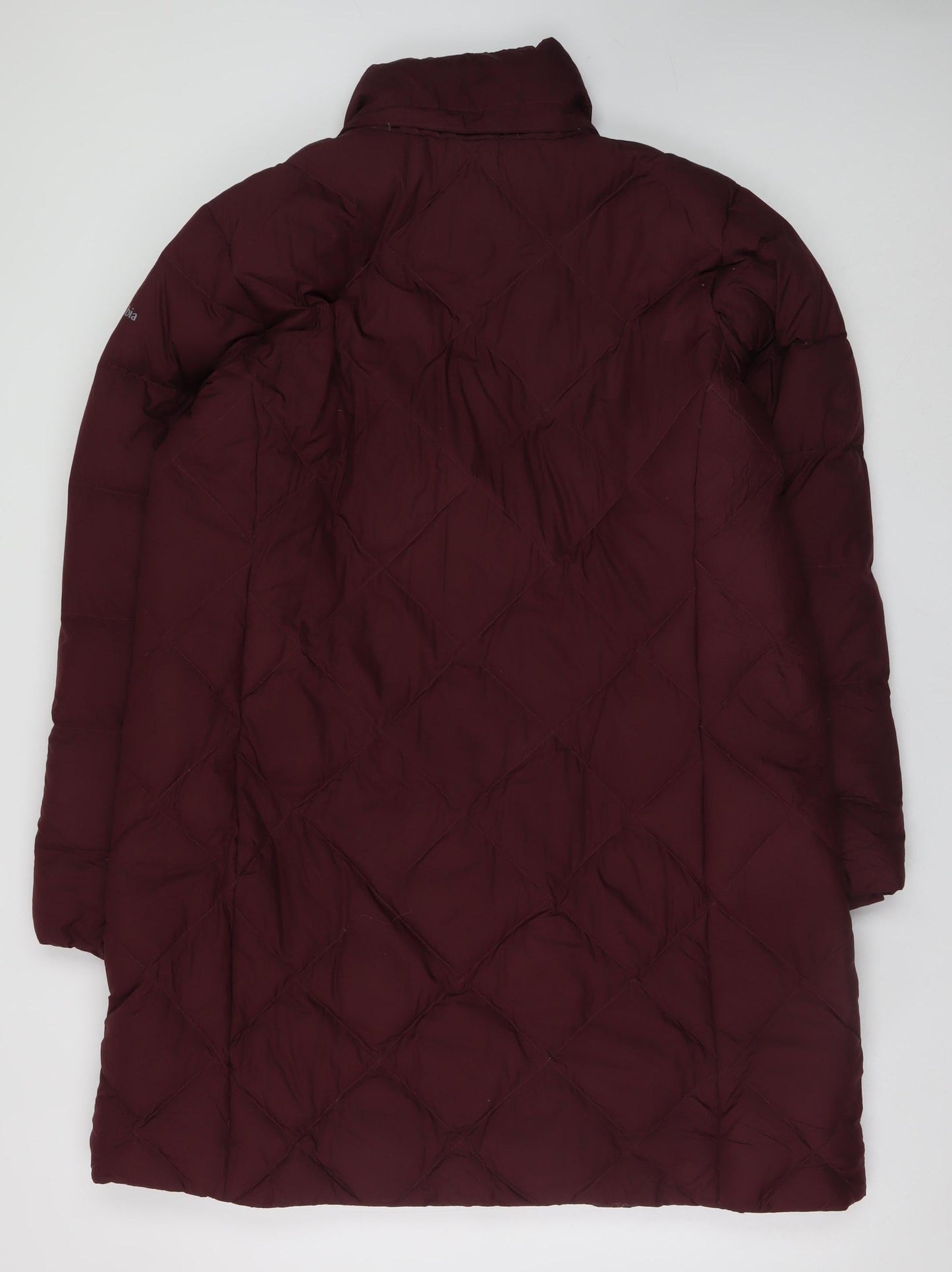 Columbia Women's Red 2XL Long Quilted Puffer Coat