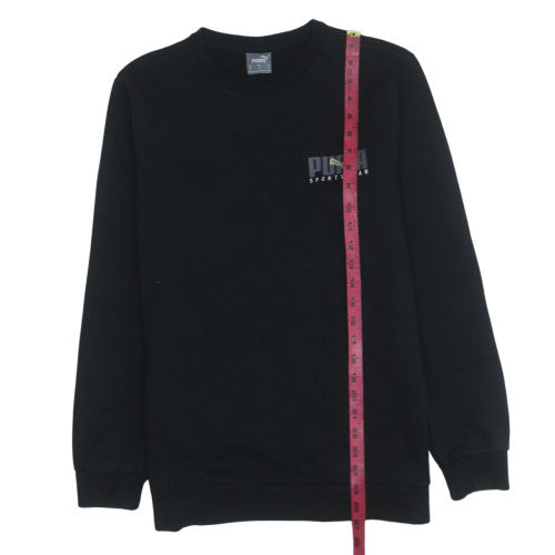 Puma Men's Black XL Crew Neck Pullover Sweatshirt Sportswear Fleece
