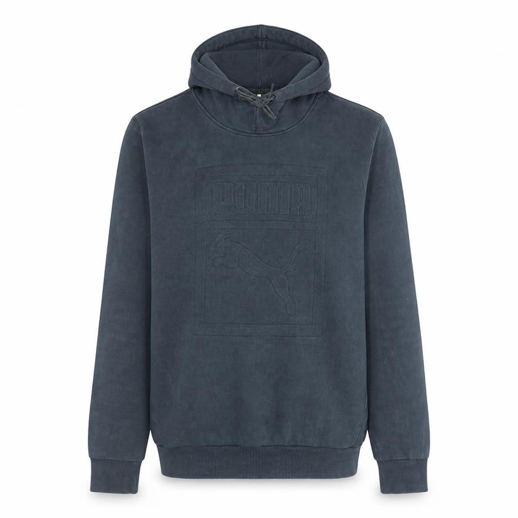 Puma Men's Blue Pullover Hoodie M Regular Fit Sportswear