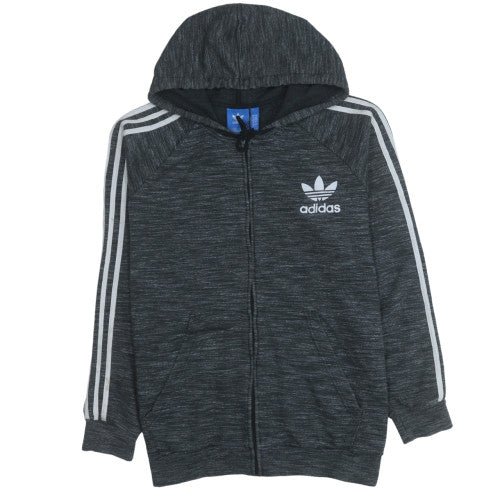 Adidas Men’s Grey Full Zip Hoodie XL Sportswear Sweatshirt