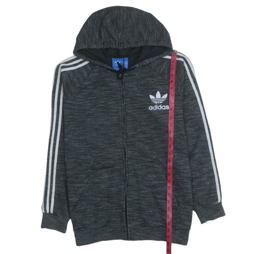 Adidas Men’s Grey Full Zip Hoodie XL Sportswear Sweatshirt