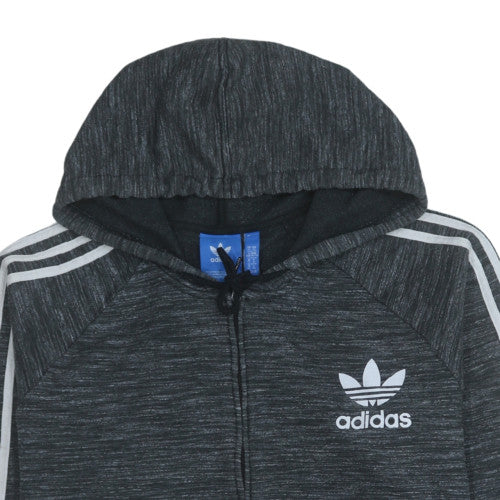 Adidas Men’s Grey Full Zip Hoodie XL Sportswear Sweatshirt