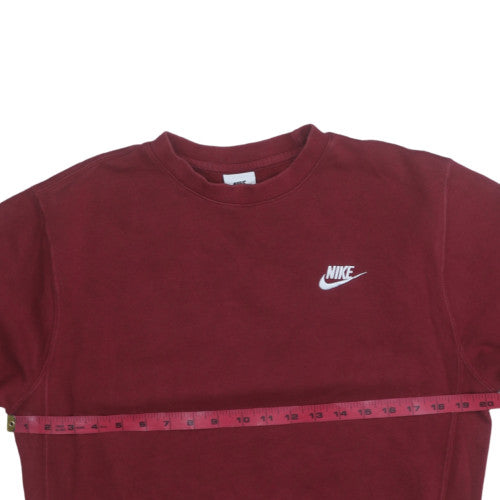 Nike Men's Red Crew Neck Pullover Sweatshirt XS