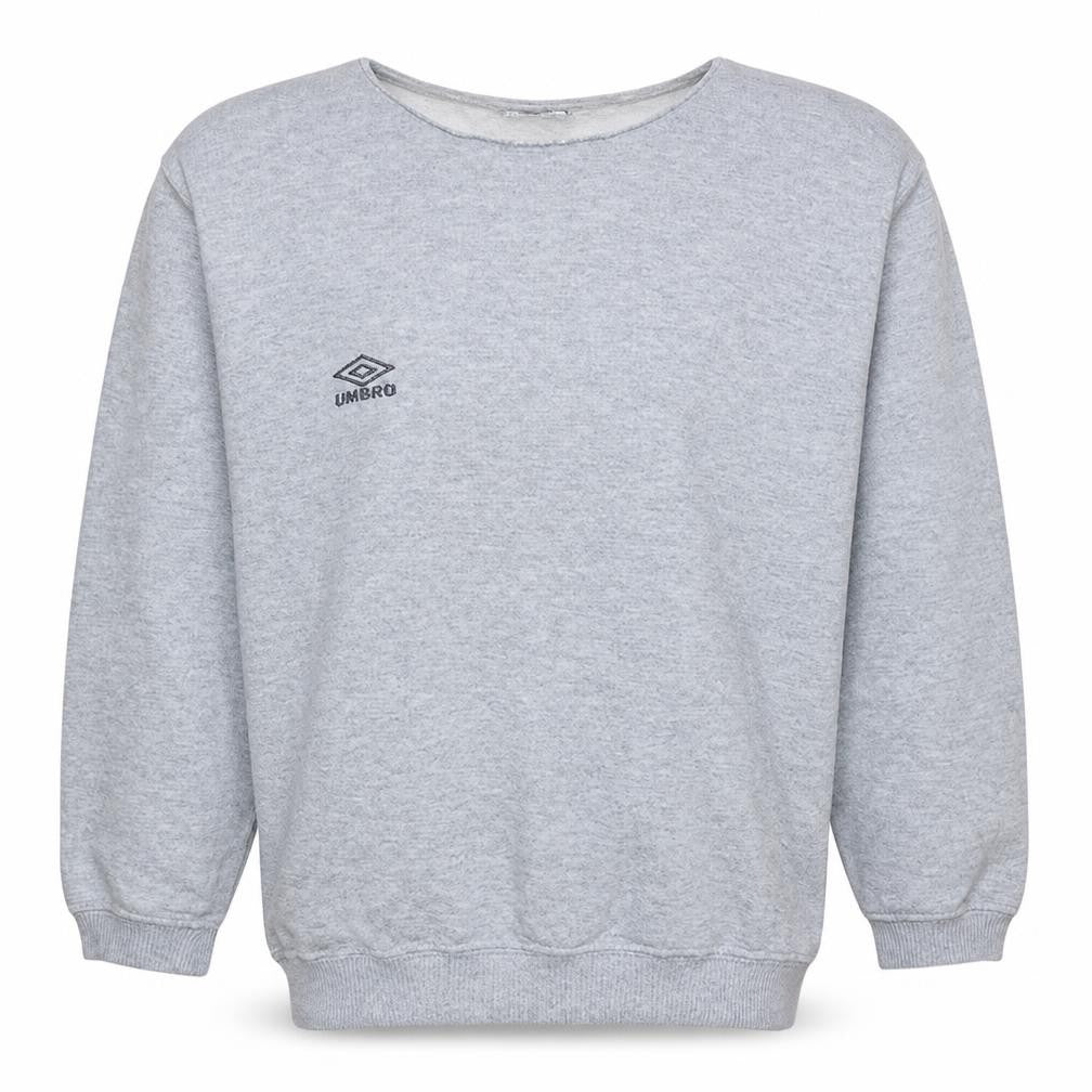 Umbro Men's Grey L Crew Neck Pullover Sweatshirt Vintage Sportswear